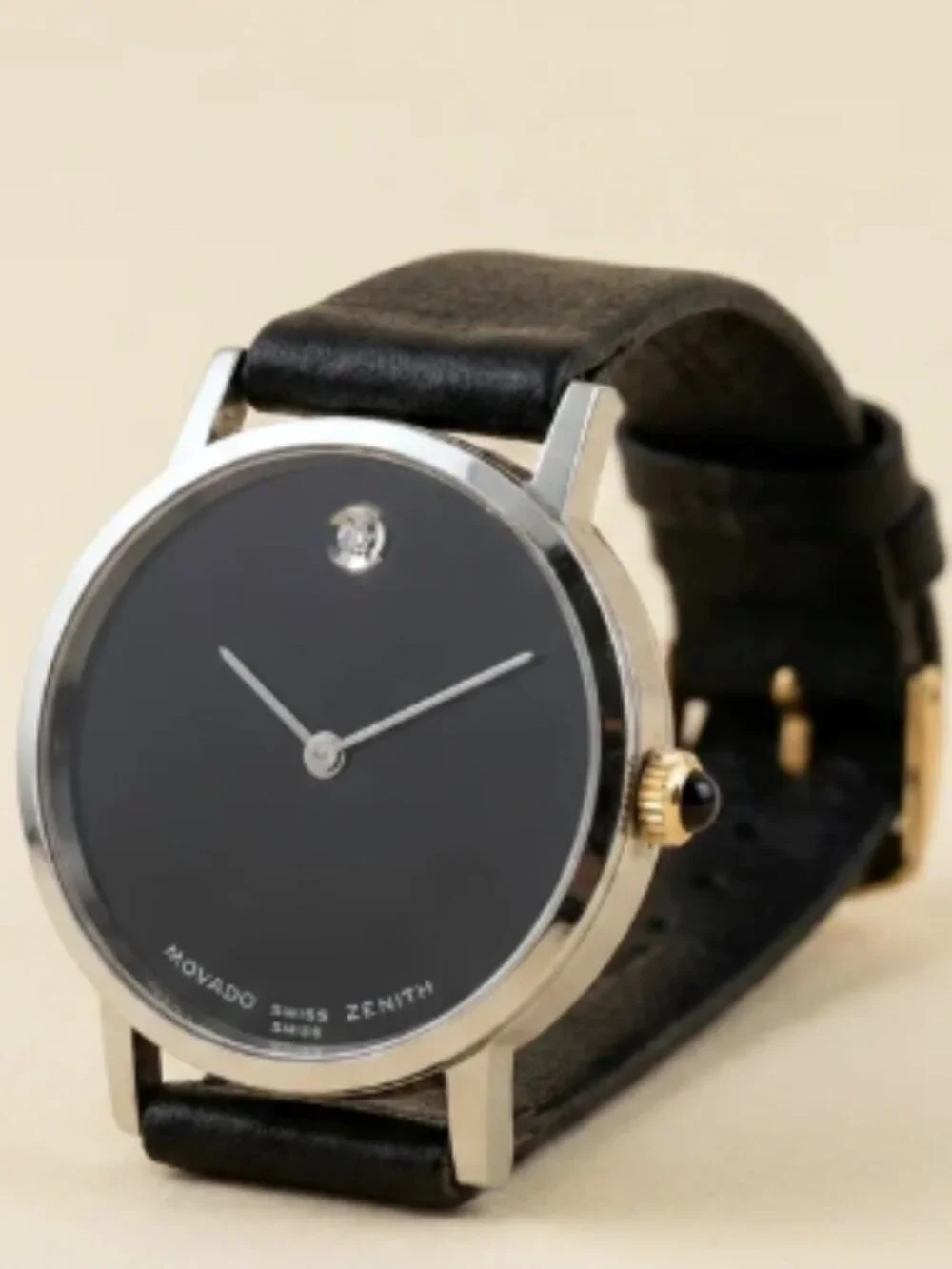 14k Movado Museum White Gold Lady's Watch